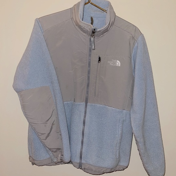 The North Face Jackets & Blazers - The North Face Denali powder blue fleece jacket, Women’s Large